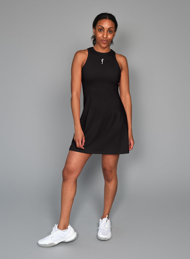 Women's Court Match Dress Black